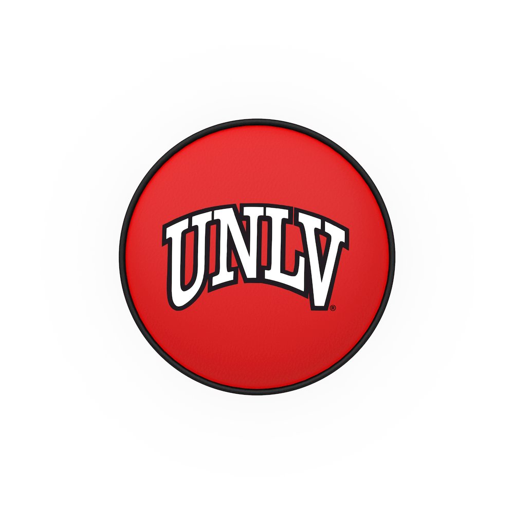 25" L7C1 - 4" UNLV Cushion Seat with Double-Ring Chrome Base Swivel Bar Stool by Holland Bar Stool Company. Picture 2