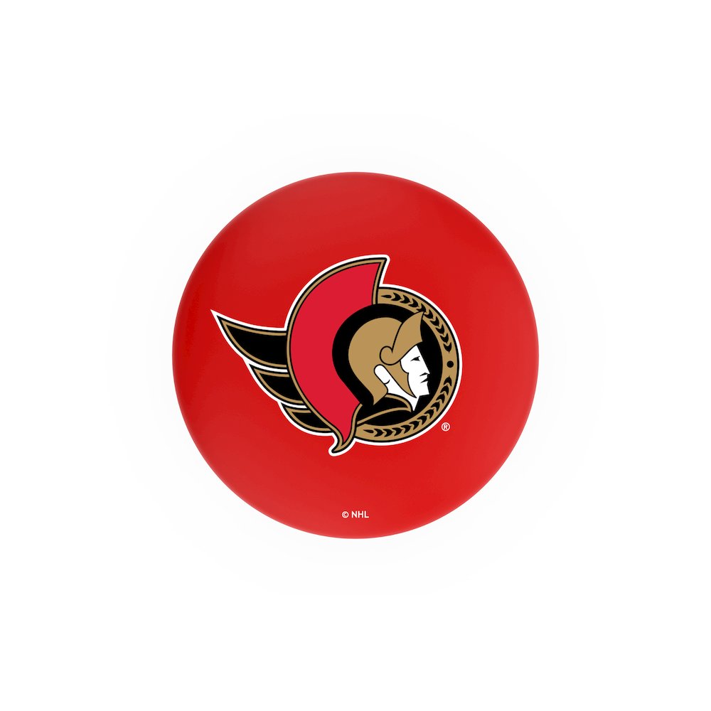 25" L7C3C - Chrome Double Ring Ottawa Senators Swivel Bar Stool with 2.5" Ribbed Accent Ring by Holland Bar Stool Company. Picture 2