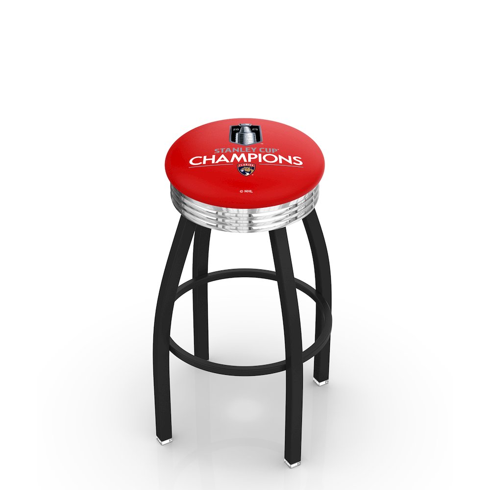 Florida Panthers - 2025 Stanley Cup 25" Swivel Counter Stool. Picture 1