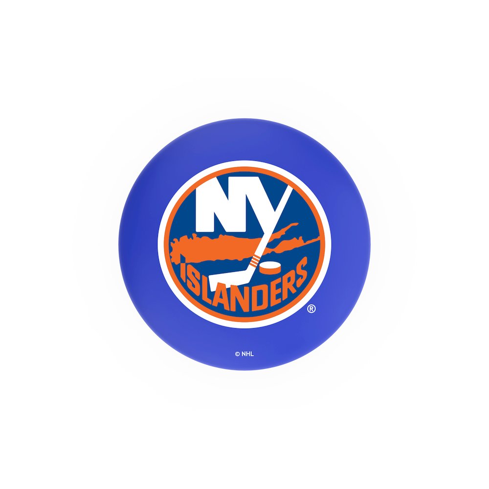 30" L8C2C - Chrome New York Islanders Swivel Bar Stool with Accent Ring by Holland Bar Stool Company. Picture 2
