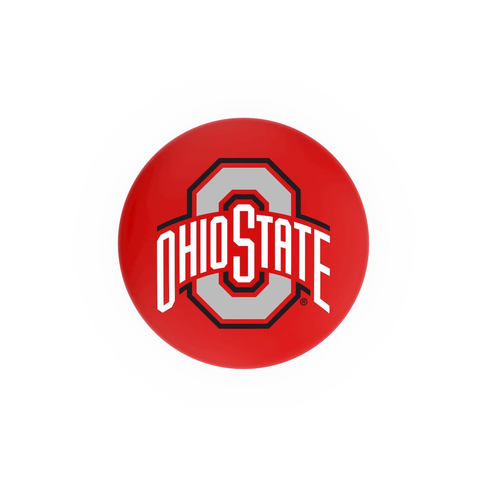 25" L8C2C - Chrome Ohio State Swivel Bar Stool with Accent Ring by Holland Bar Stool Company. Picture 2