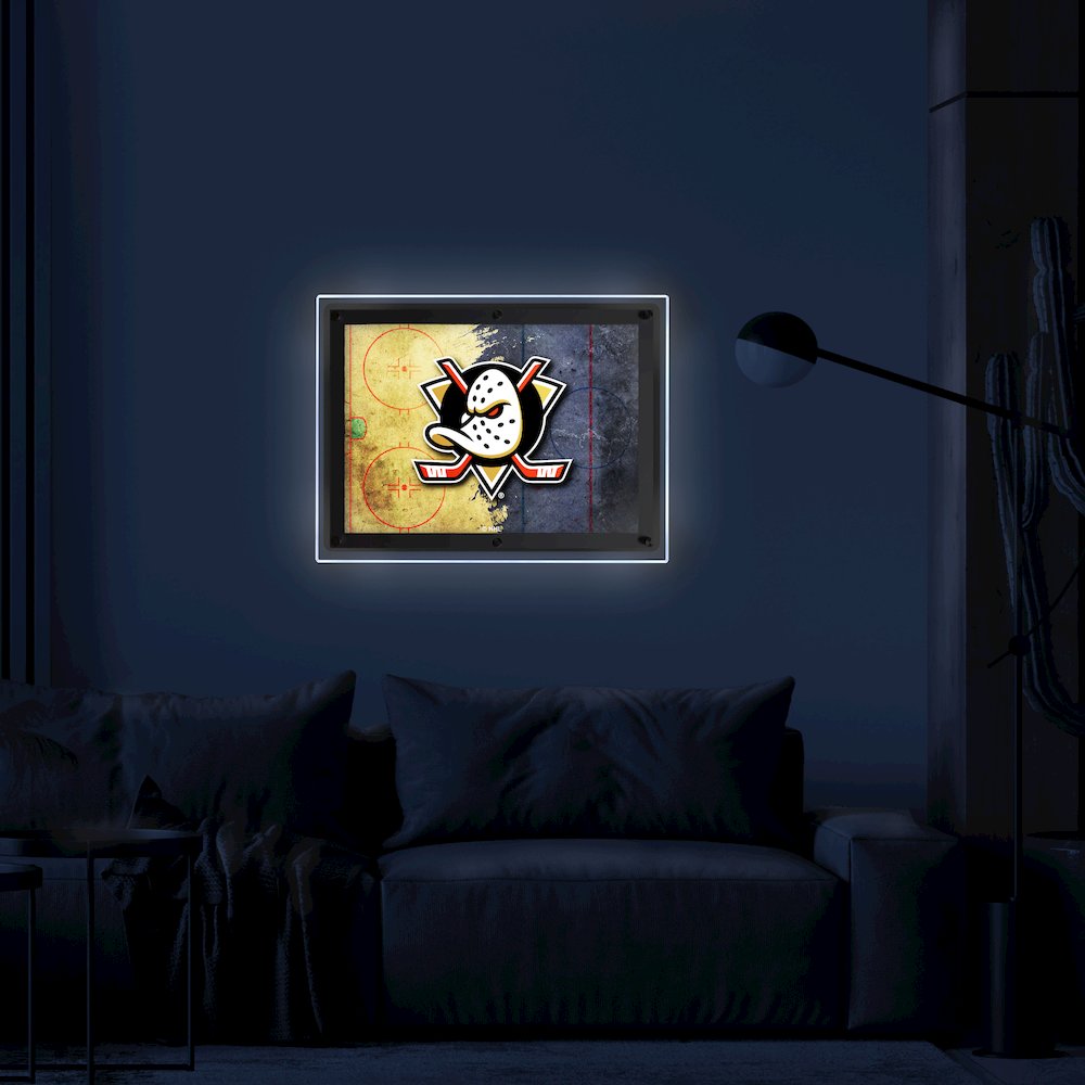 Anaheim Ducks 19.25" x 14.5" Backlit LED Sign. Picture 3