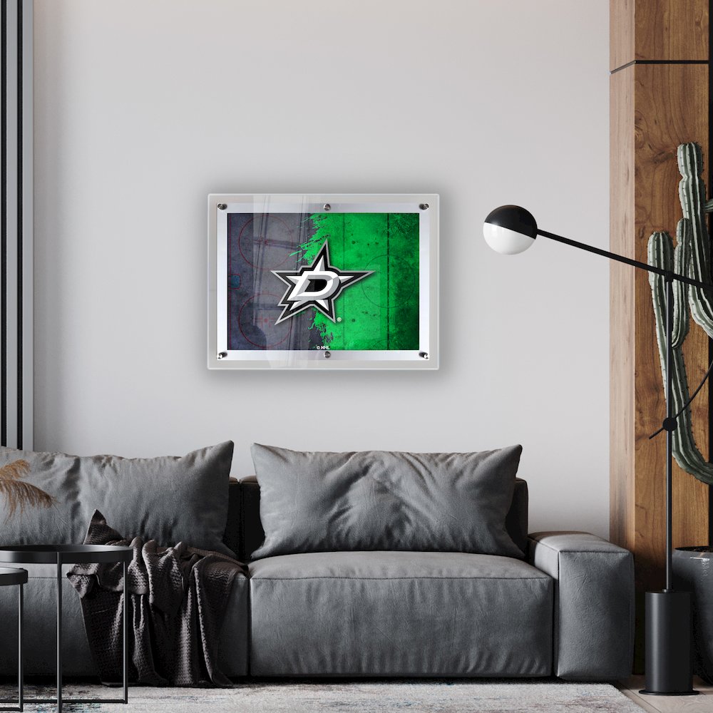 Dallas Stars 19.25" x 14.5" Backlit LED Sign. Picture 2