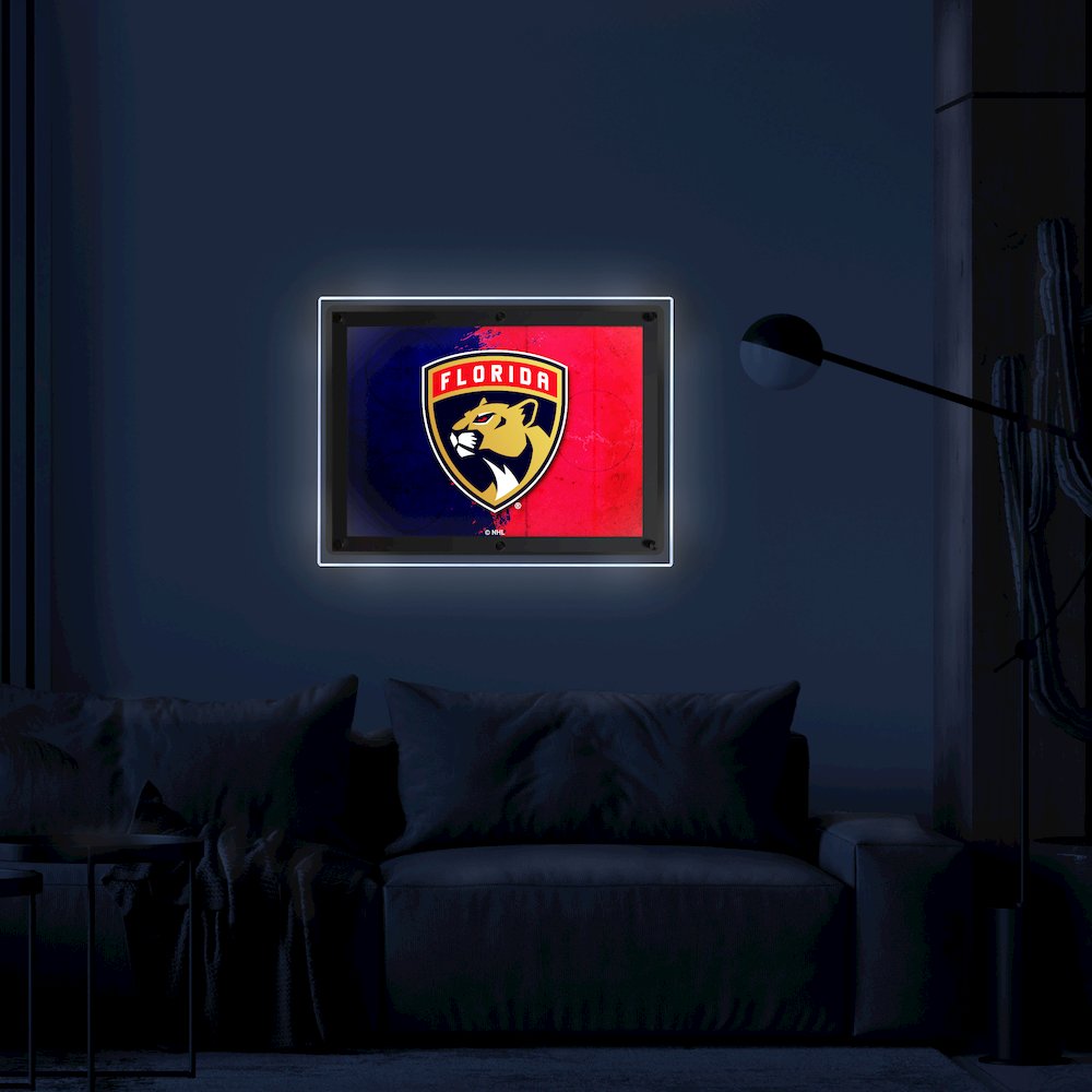 Florida Panthers 19.25" x 14.5" Backlit LED Sign. Picture 3