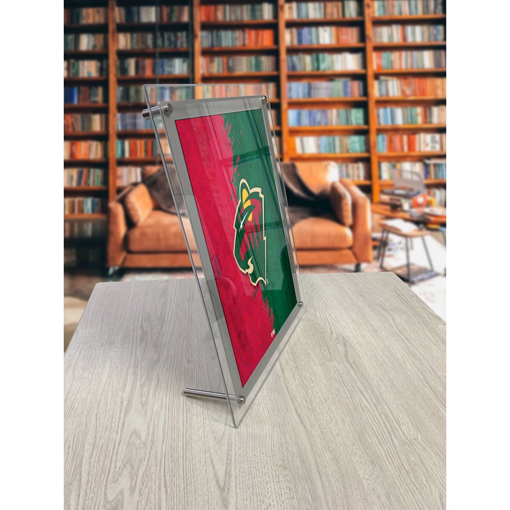 Minnesota Wild 19.25" x 14.5" Backlit LED Sign. Picture 4