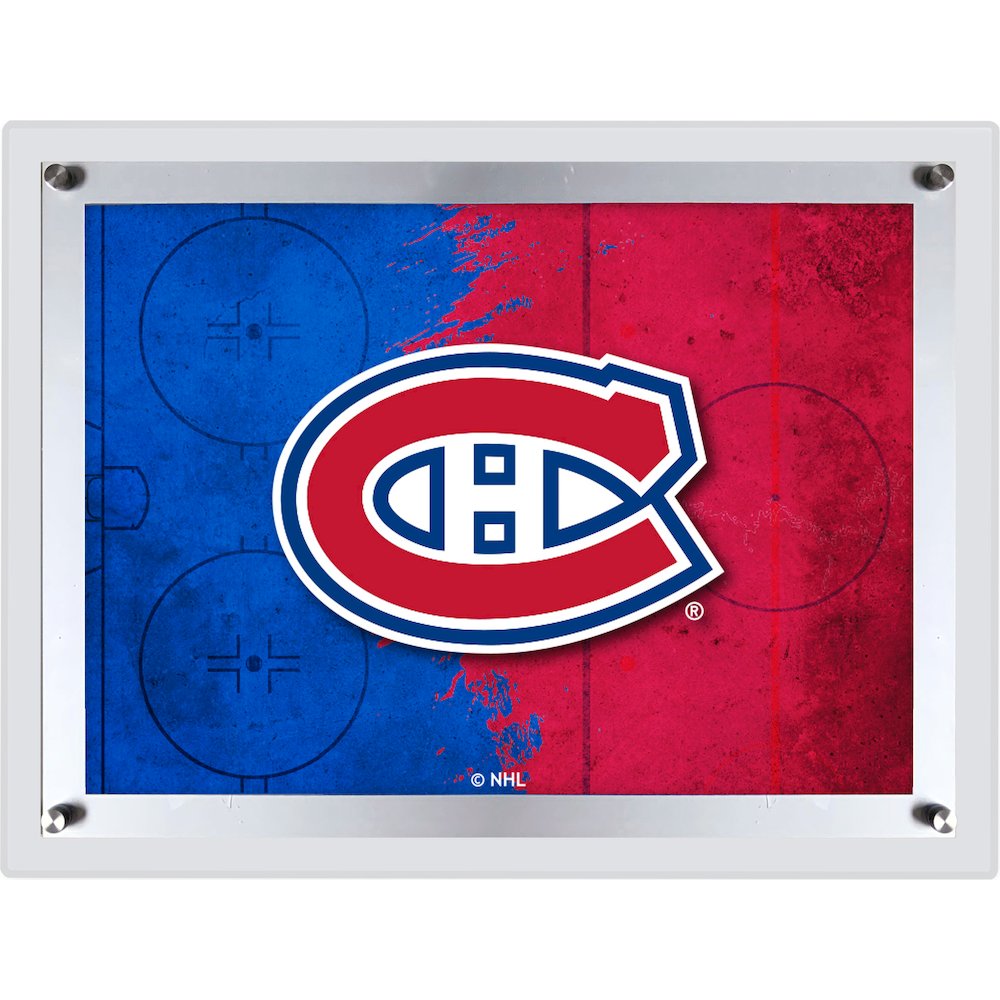 Montreal Canadiens 19.25" x 14.5" Backlit LED Sign. Picture 1
