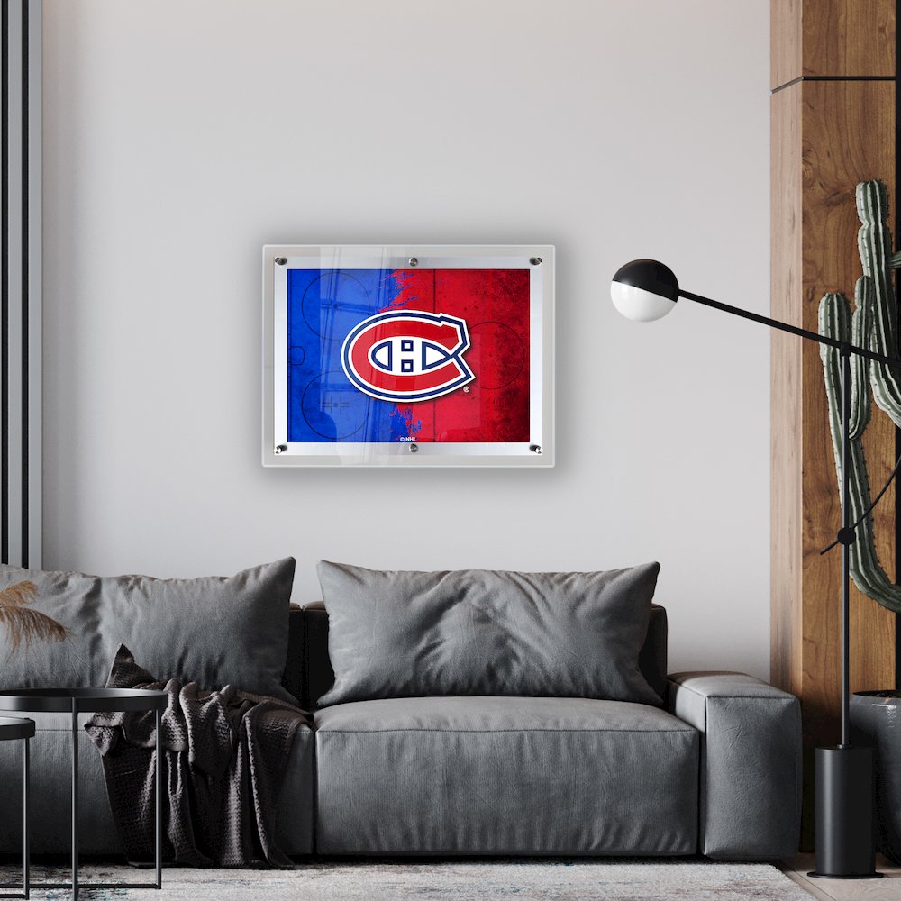 Montreal Canadiens 19.25" x 14.5" Backlit LED Sign. Picture 2