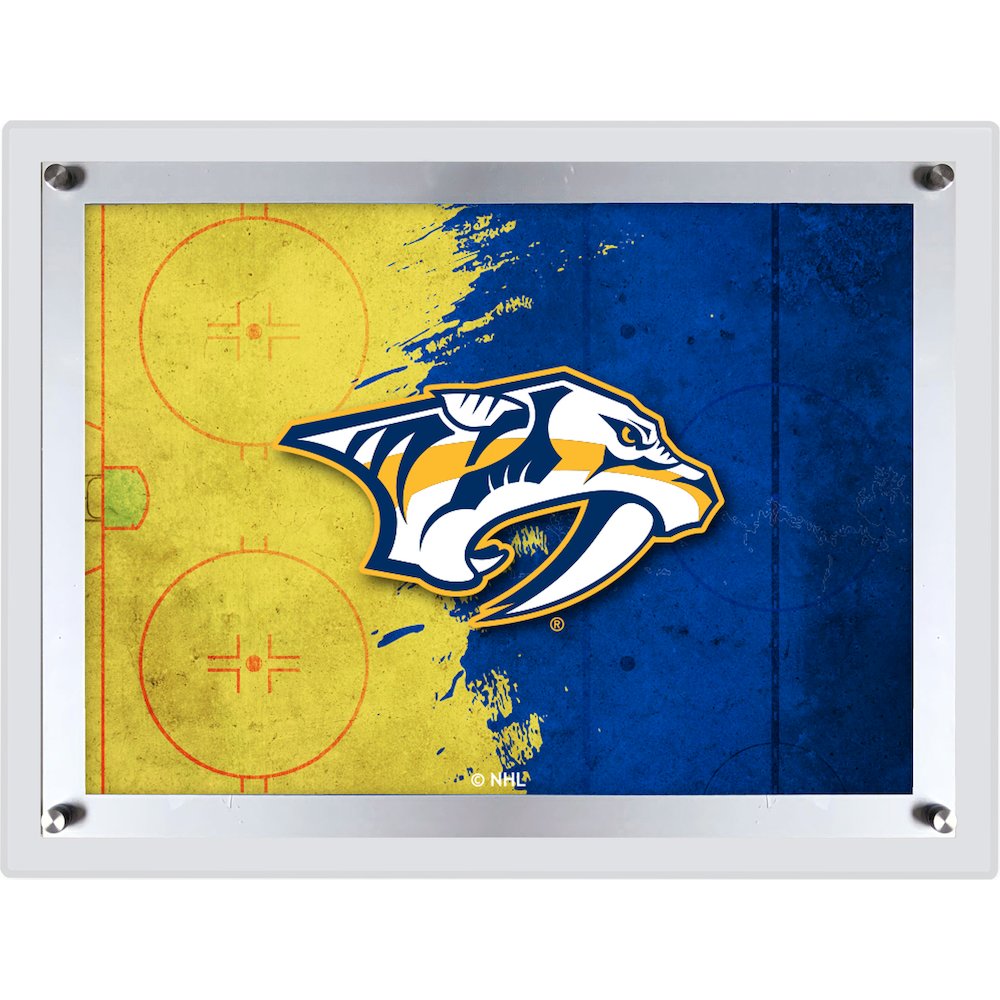 Nashville Predators 19.25" x 14.5" Backlit LED Sign. Picture 1
