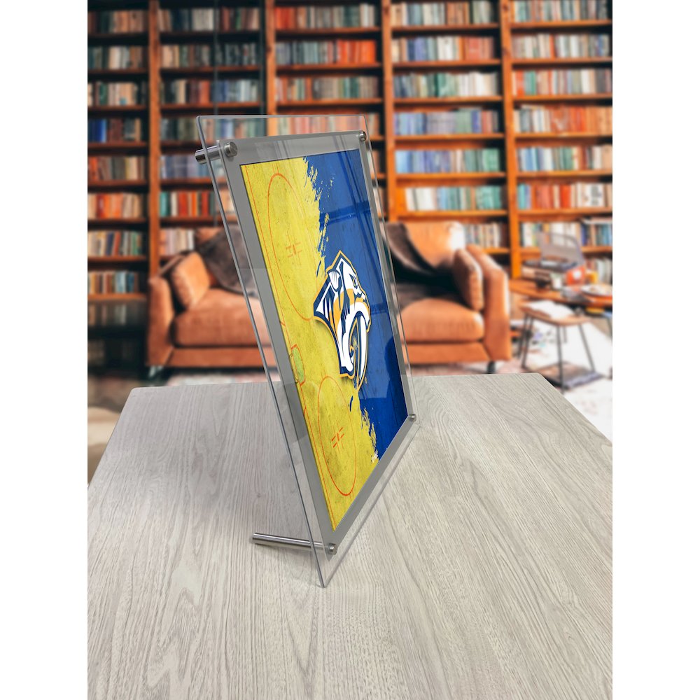 Nashville Predators 19.25" x 14.5" Backlit LED Sign. Picture 4