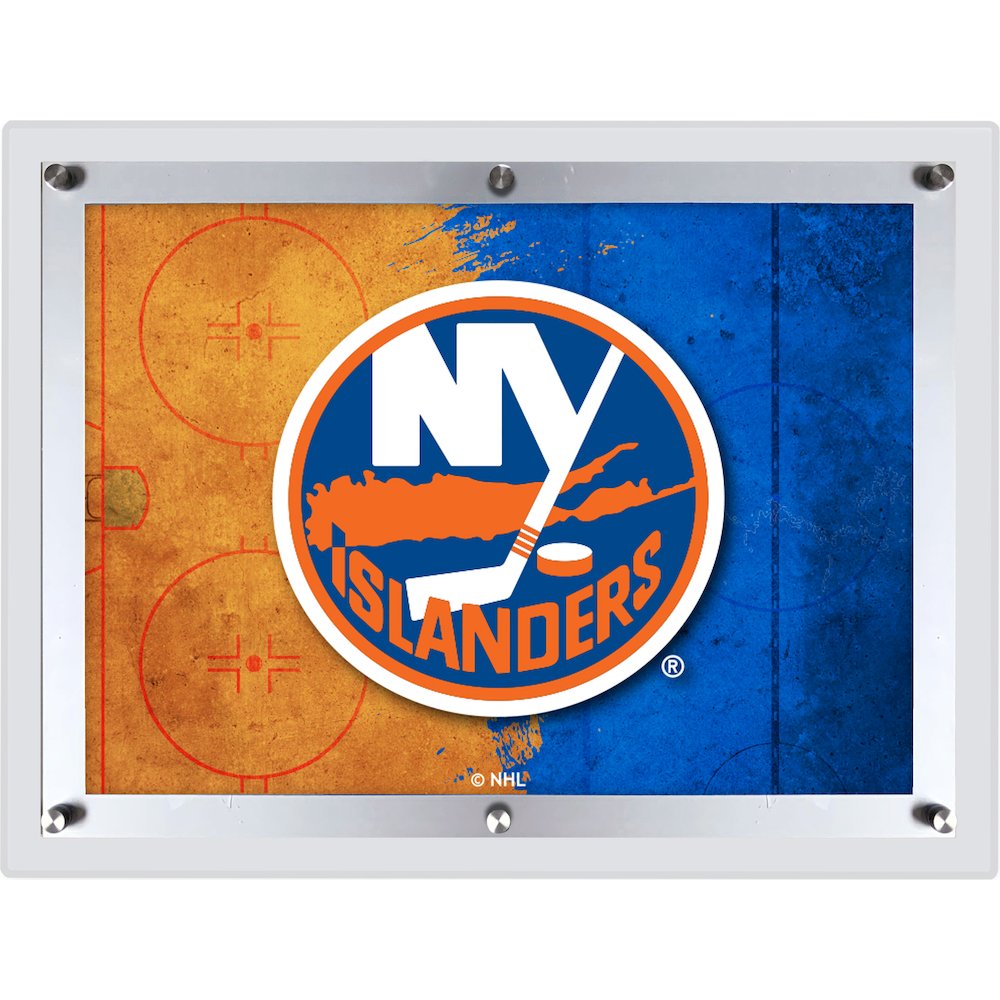New York Islanders 32" x 23.5" Backlit LED Sign. Picture 1