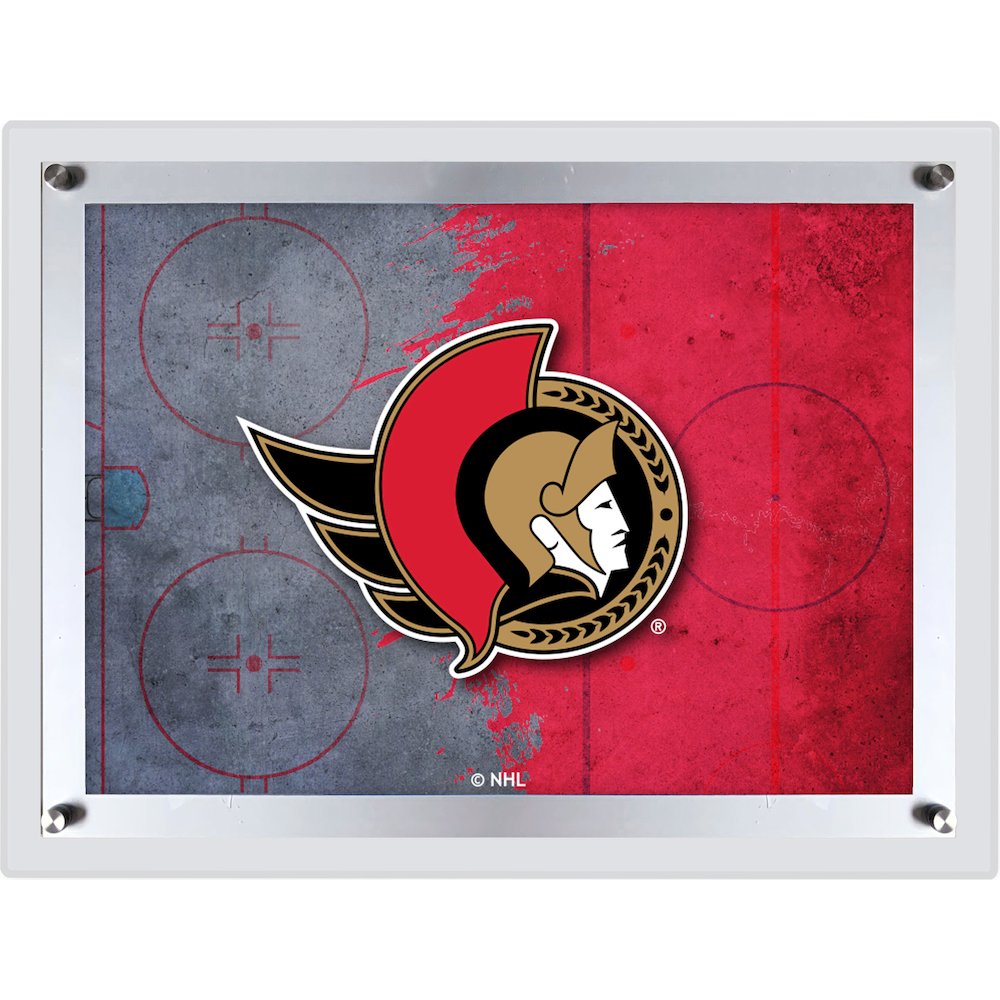 Ottawa Senators 19.25" x 14.5" Backlit LED Sign. Picture 1