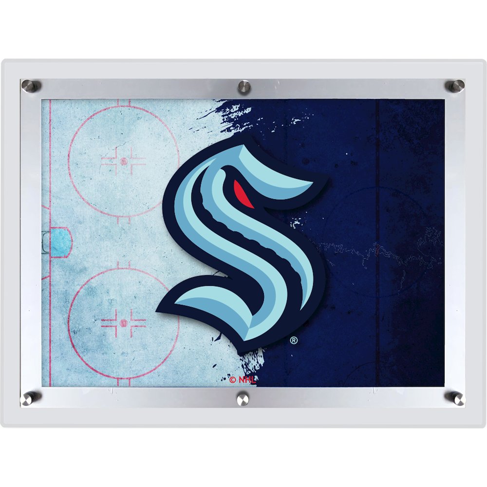 Seattle Kraken 32" x 23.5" Backlit LED Sign. Picture 1