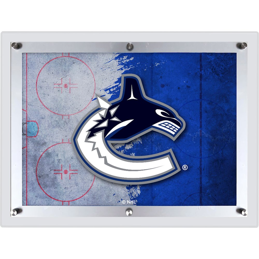 Vancouver Canucks 32" x 23.5" Backlit LED Sign. Picture 1