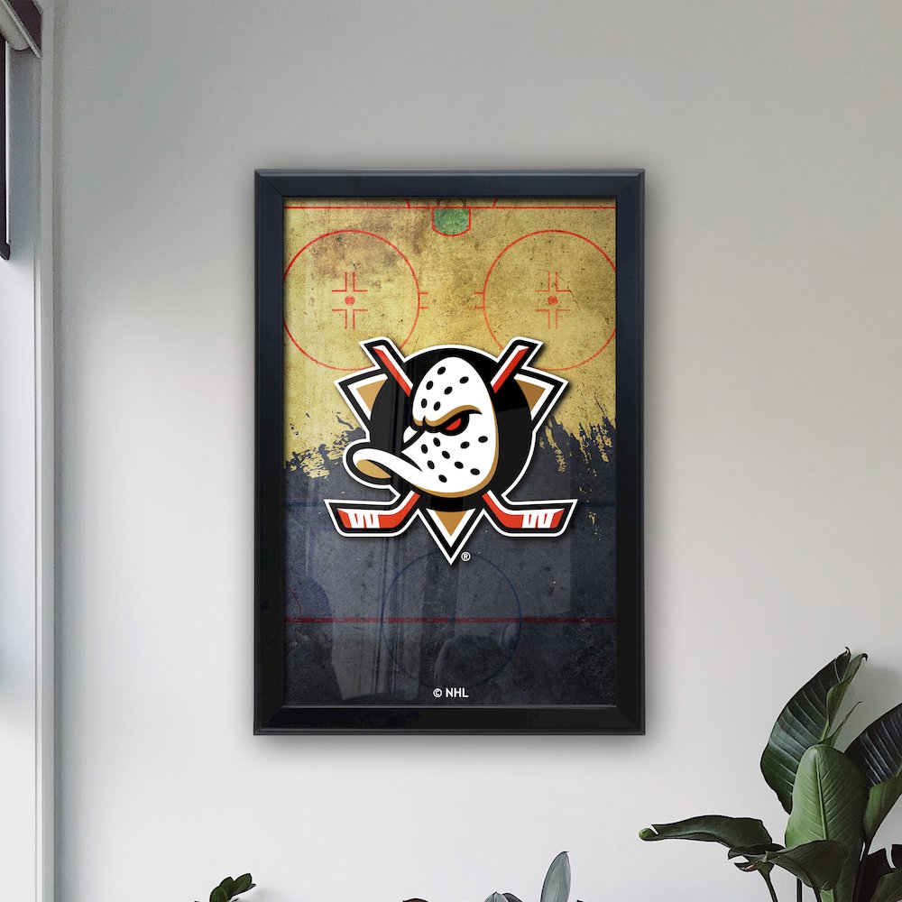 Anaheim Ducks 15.75" x 23.5" LED Snap Frame Lightbox. Picture 3