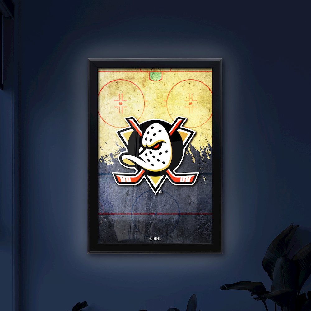 Anaheim Ducks 15.75" x 23.5" LED Snap Frame Lightbox. Picture 4