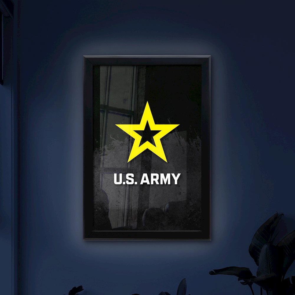 United States Army 15.75" x 23.5" LED Snap Frame Lightbox. Picture 4