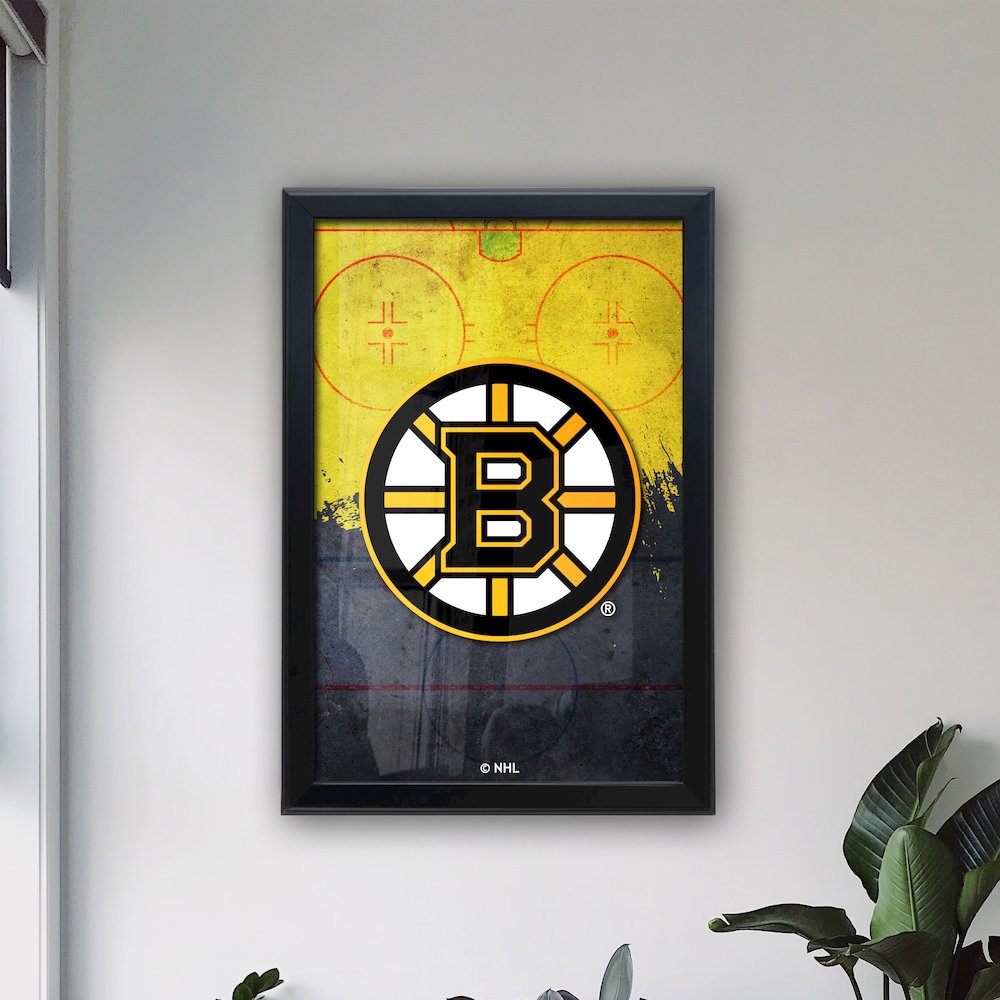 Boston Bruins 15.75" x 23.5" LED Snap Frame Lightbox. Picture 3