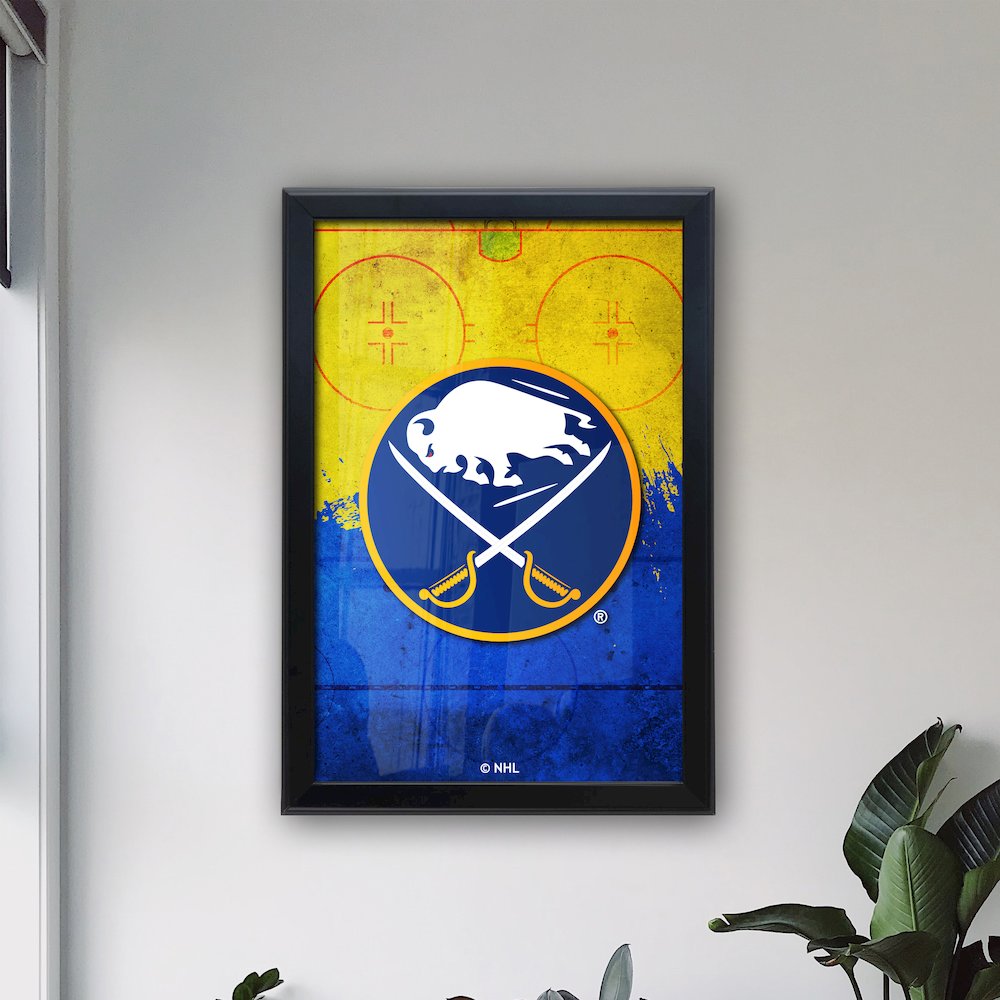 Buffalo Sabres 15.75" x 23.5" LED Snap Frame Lightbox. Picture 3