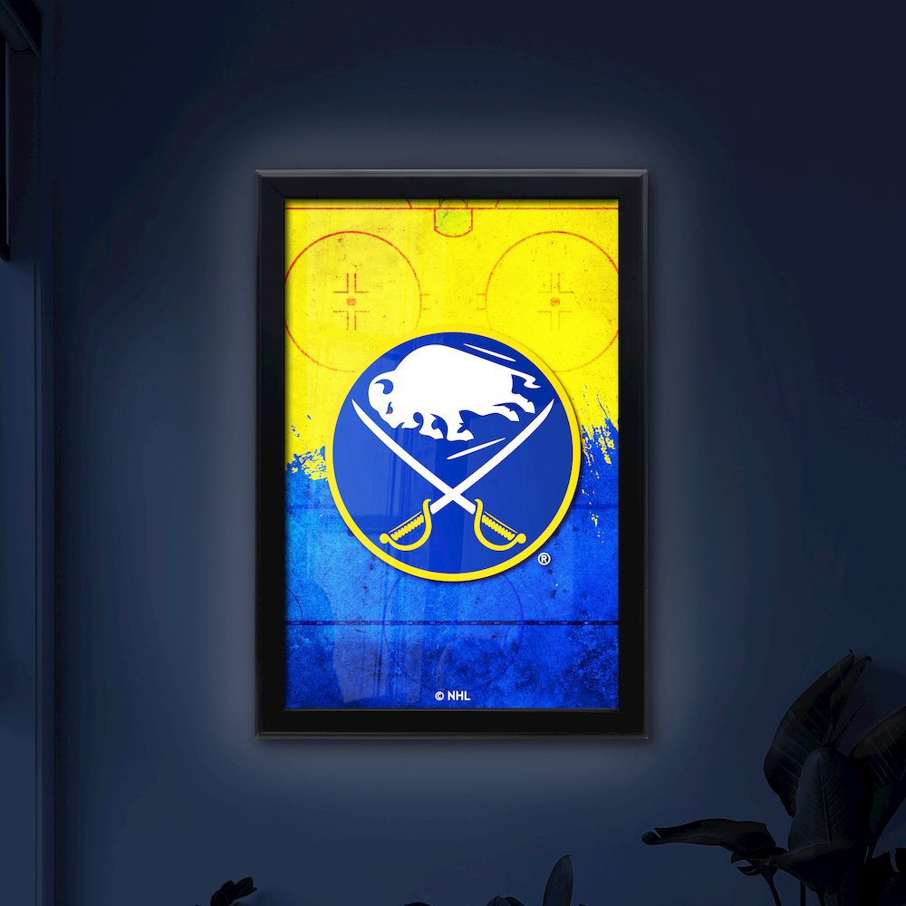 Buffalo Sabres 15.75" x 23.5" LED Snap Frame Lightbox. Picture 4