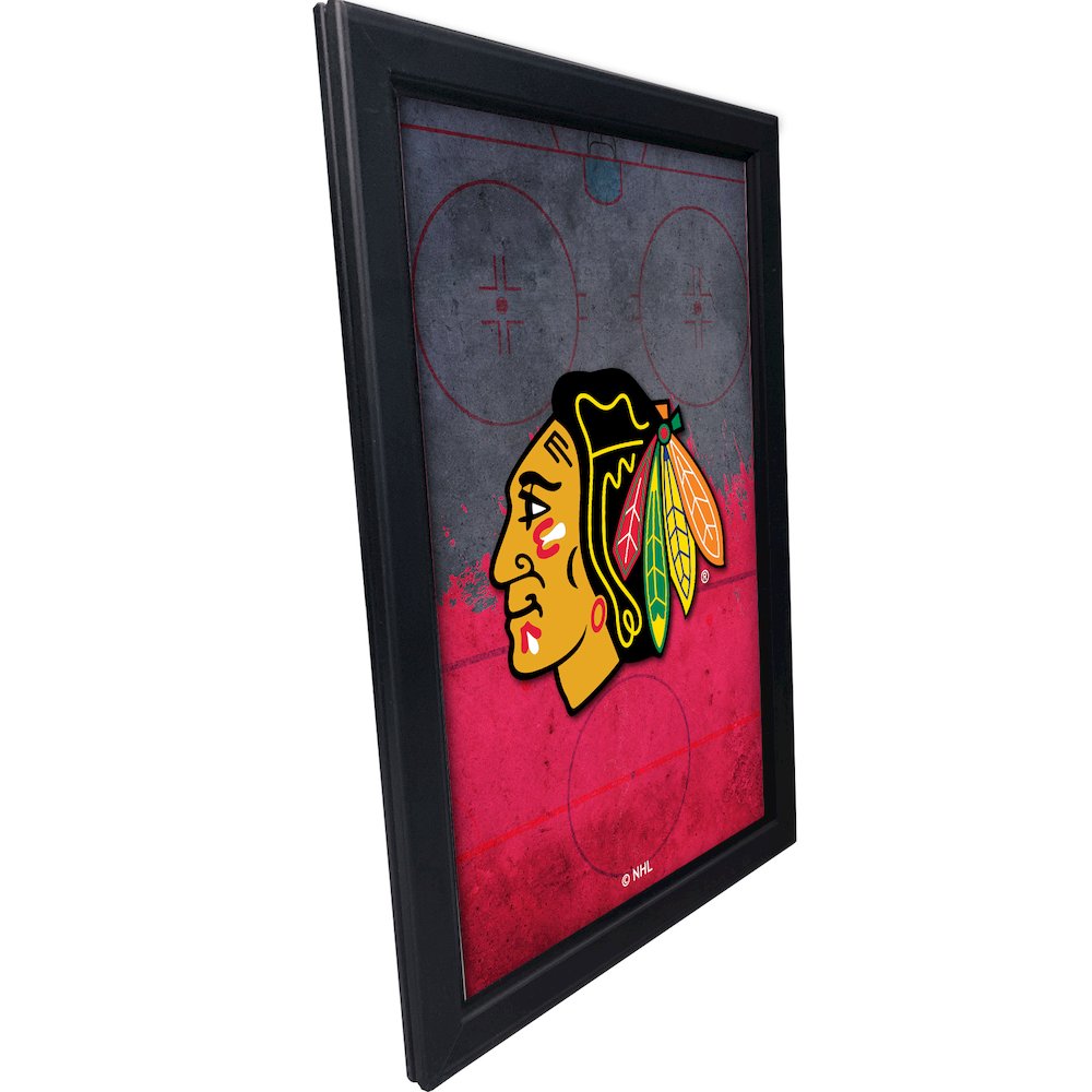 Chicago Blackhawks 15.75" x 23.5" LED Snap Frame Lightbox. Picture 2
