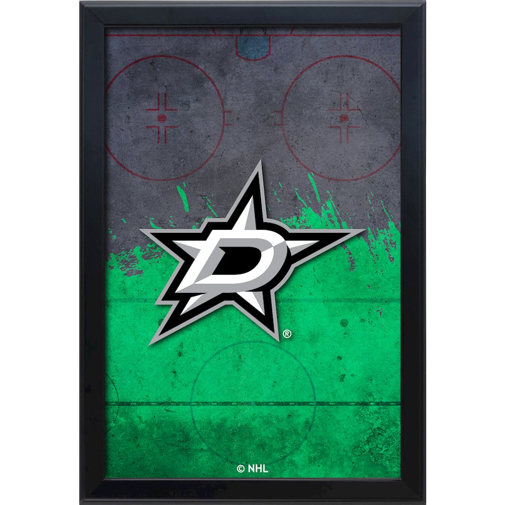 Dallas Stars 15.75" x 23.5" LED Snap Frame Lightbox. Picture 1