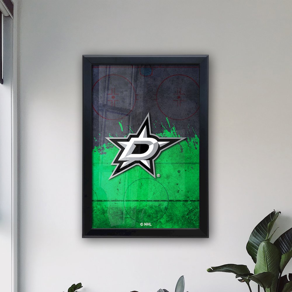 Dallas Stars 15.75" x 23.5" LED Snap Frame Lightbox. Picture 3