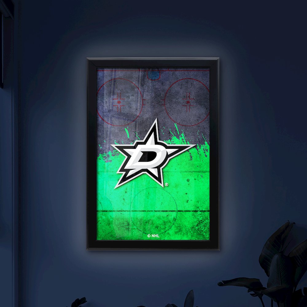 Dallas Stars 15.75" x 23.5" LED Snap Frame Lightbox. Picture 4