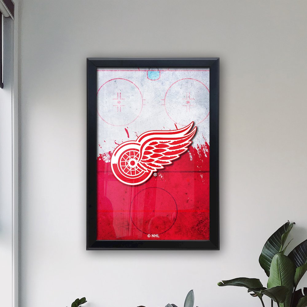 Detroit Red Wings 15.75" x 23.5" LED Snap Frame Lightbox. Picture 3