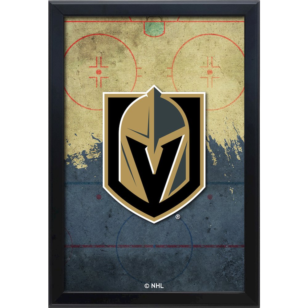 Vegas Golden Knights 15.75" x 23.5" LED Snap Frame Lightbox. Picture 1