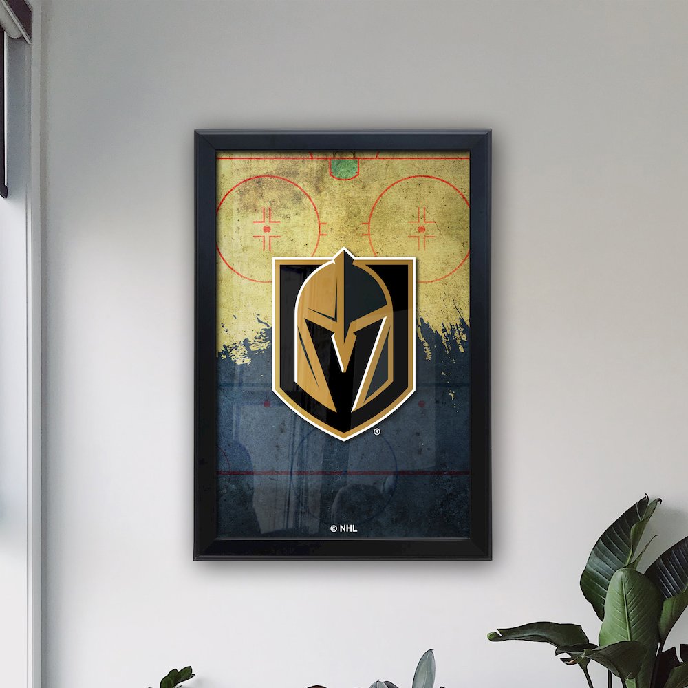 Vegas Golden Knights 15.75" x 23.5" LED Snap Frame Lightbox. Picture 3