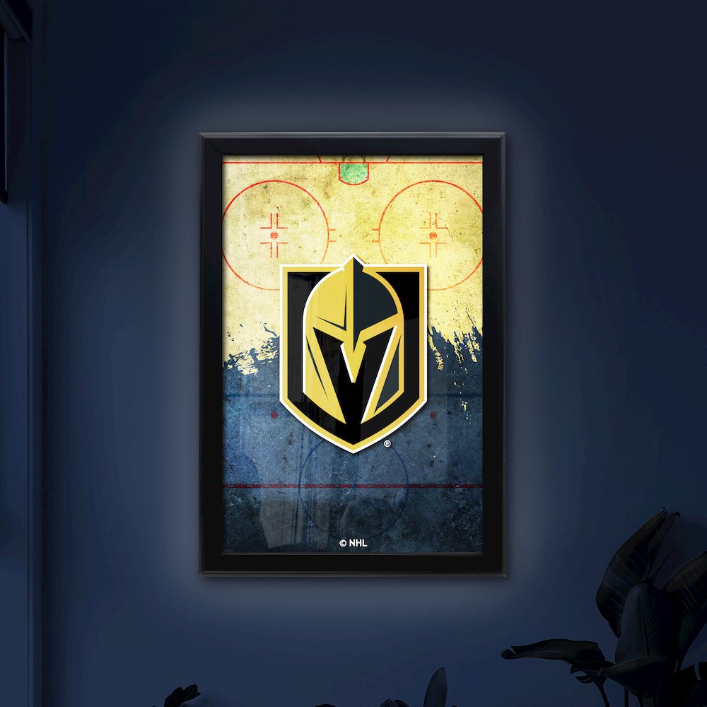 Vegas Golden Knights 15.75" x 23.5" LED Snap Frame Lightbox. Picture 4