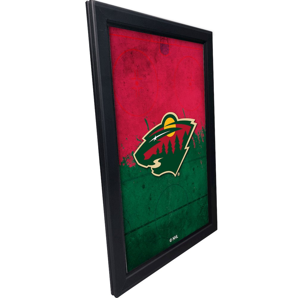 Minnesota Wild 15.75" x 23.5" LED Snap Frame Lightbox. Picture 2