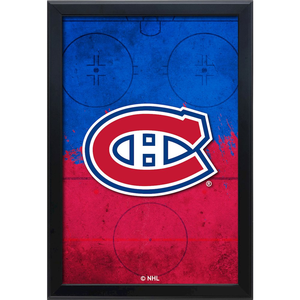Montreal Canadiens 15.75" x 23.5" LED Snap Frame Lightbox. Picture 1