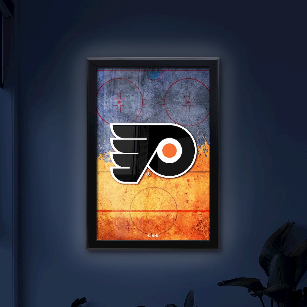 Philadelphia Flyers 15.75" x 23.5" LED Snap Frame Lightbox. Picture 4