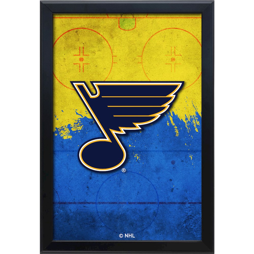 St Louis Blues 15.75" x 23.5" LED Snap Frame Lightbox. Picture 1