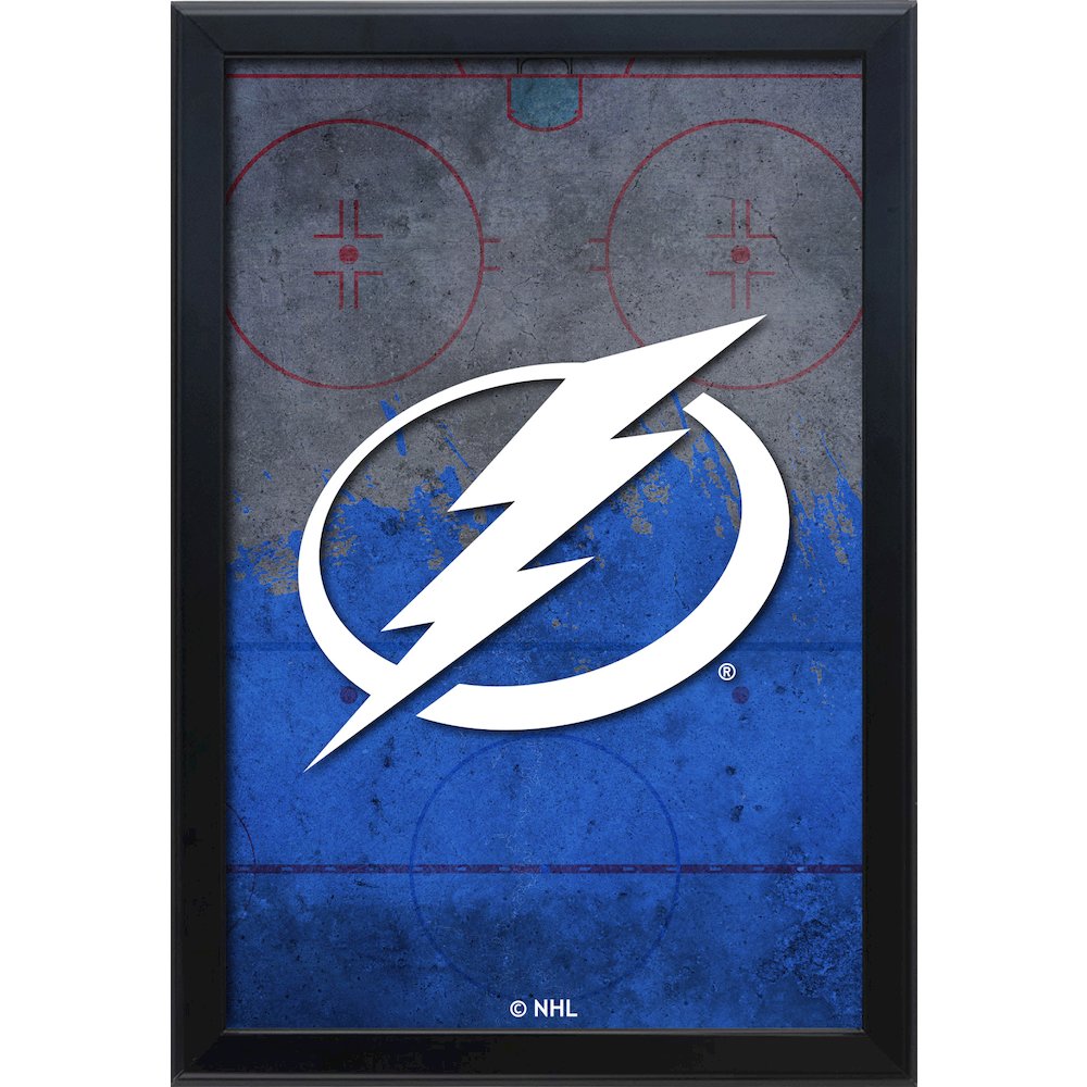 Tampa Bay Lightning 15.75" x 23.5" LED Snap Frame Lightbox. Picture 1