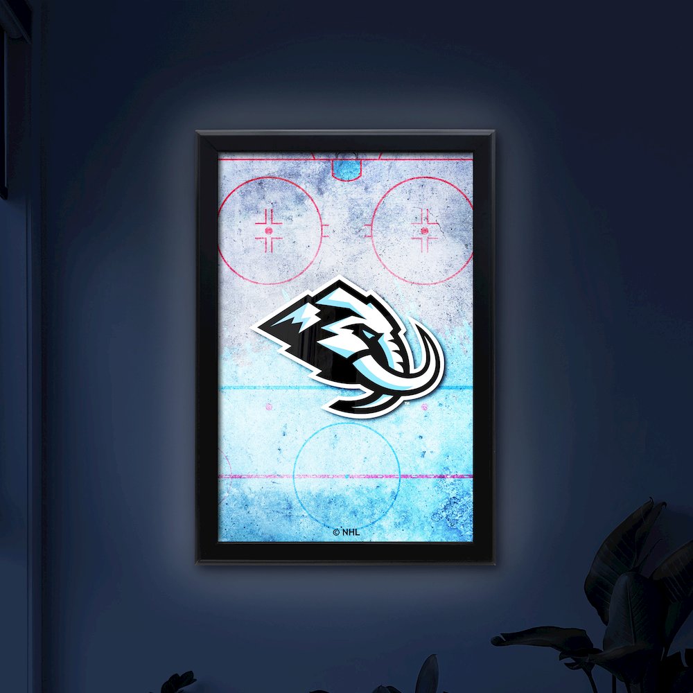 Utah Mammoth Lighted Snap Frame Sign. Picture 4