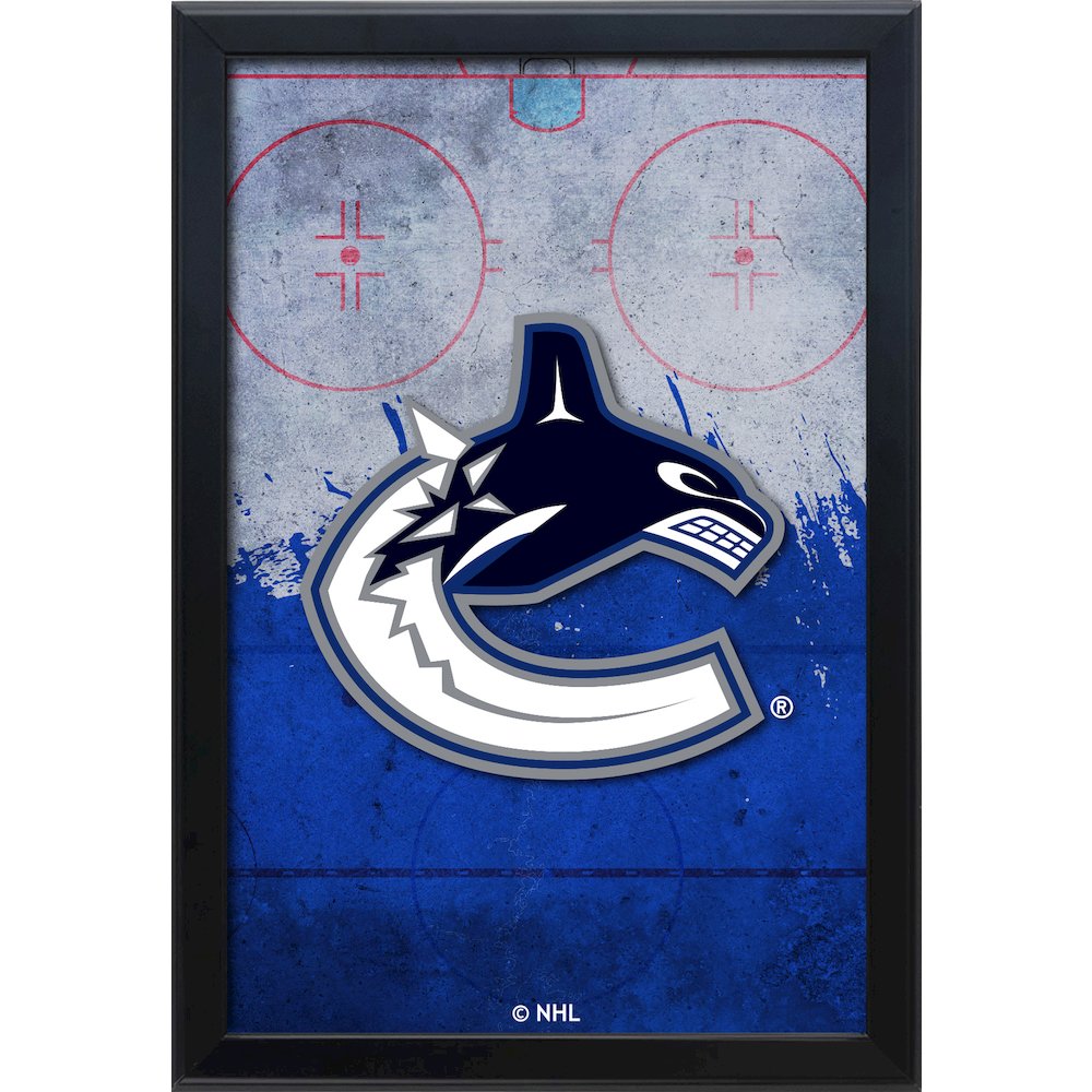 Vancouver Canucks 15.75" x 23.5" LED Snap Frame Lightbox. Picture 1