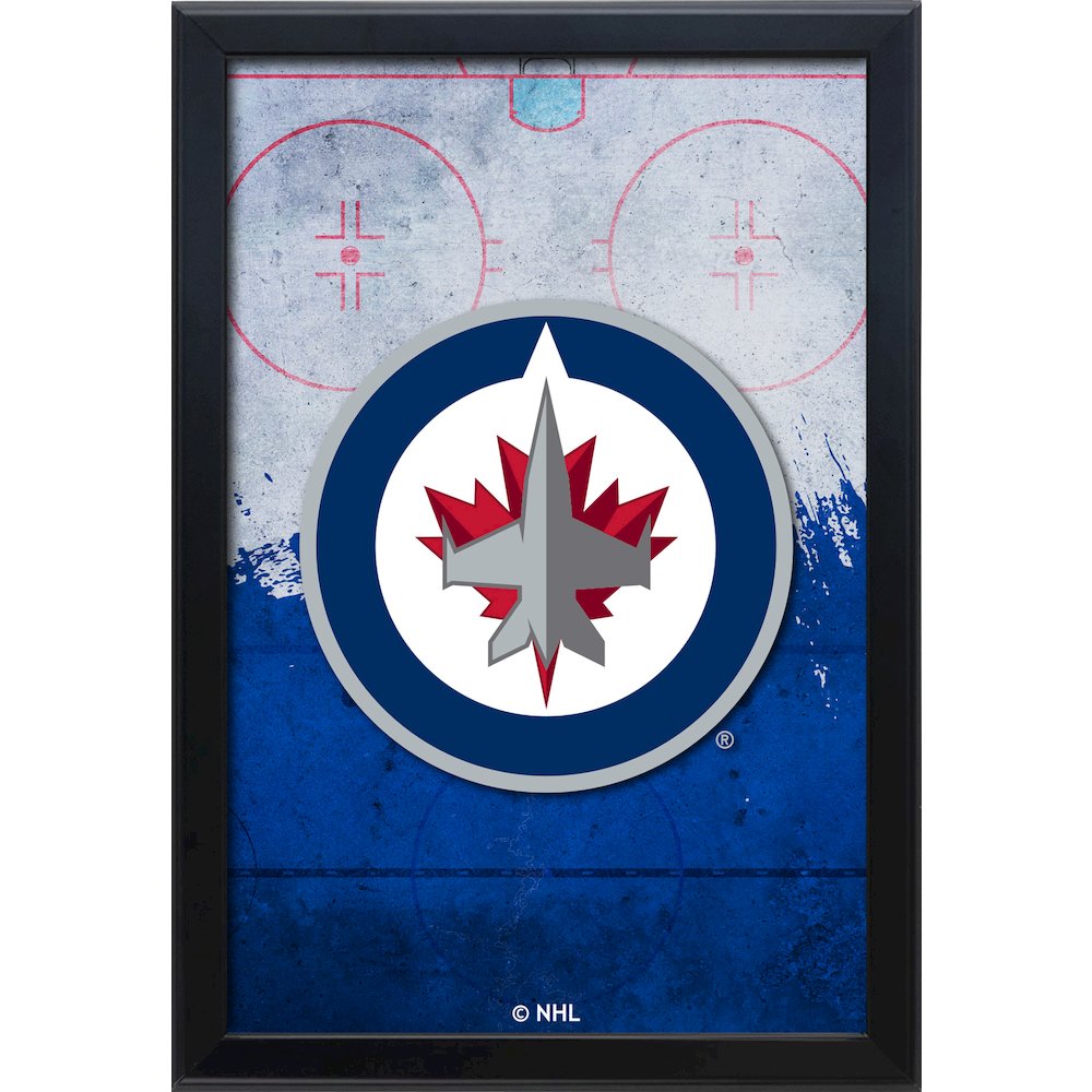 Winnipeg Jets 15.75" x 23.5" LED Snap Frame Lightbox. Picture 1