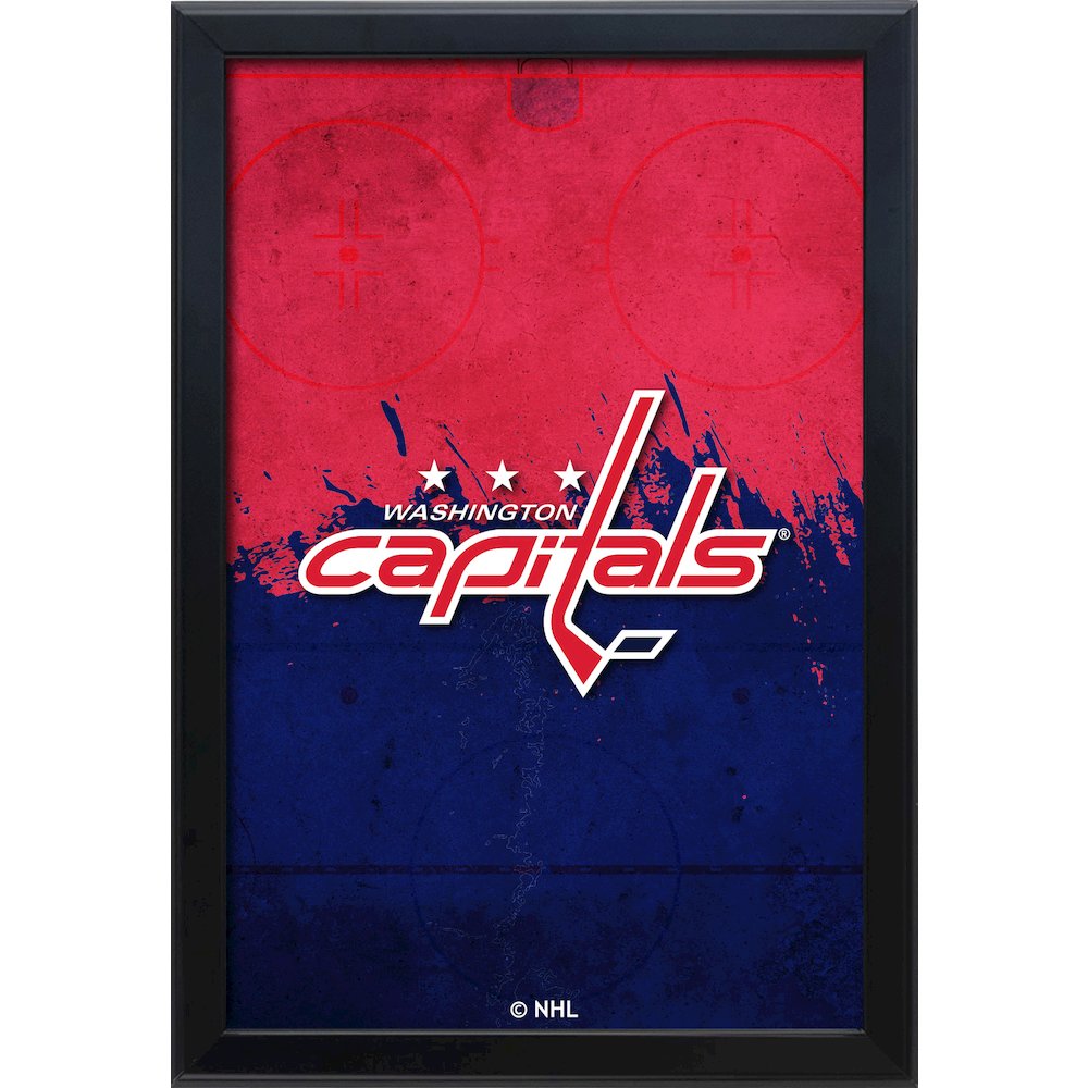 Washington Capitals 15.75" x 23.5" LED Snap Frame Lightbox. Picture 1