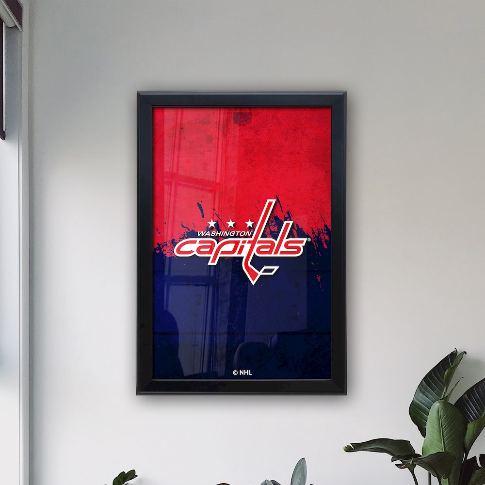 Washington Capitals 15.75" x 23.5" LED Snap Frame Lightbox. Picture 3