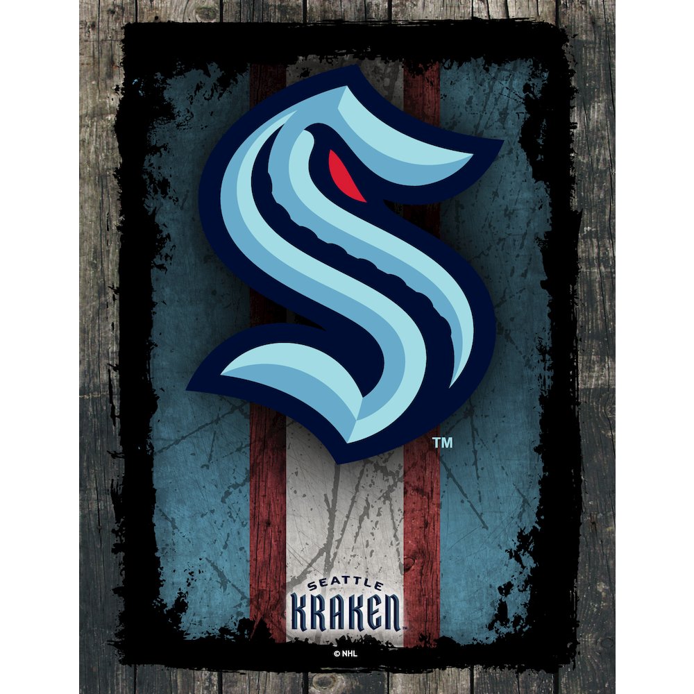 Seattle Kraken Logo Canvas LCnvs1520-02SeaKrk. Picture 1