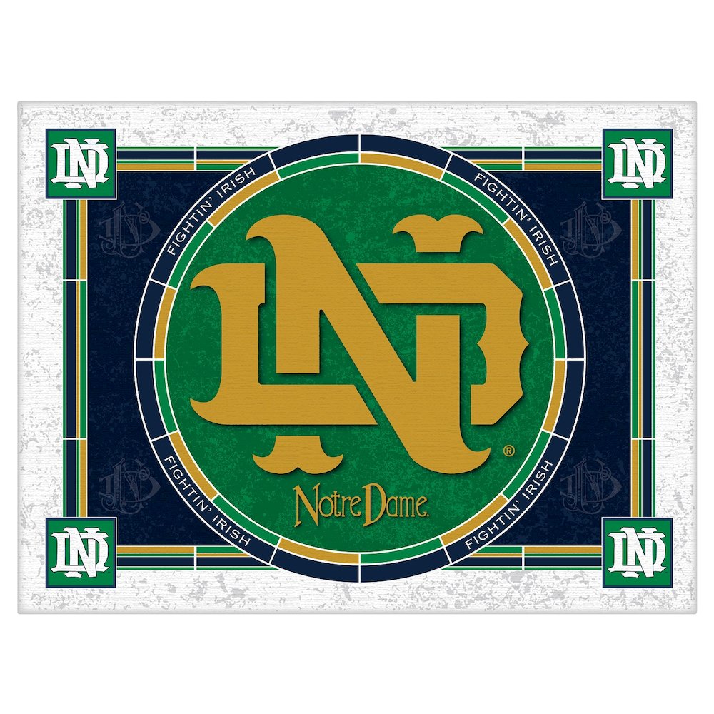 Notre Dame (Vintage) 15"x20" Canvas Wall Art. Picture 1