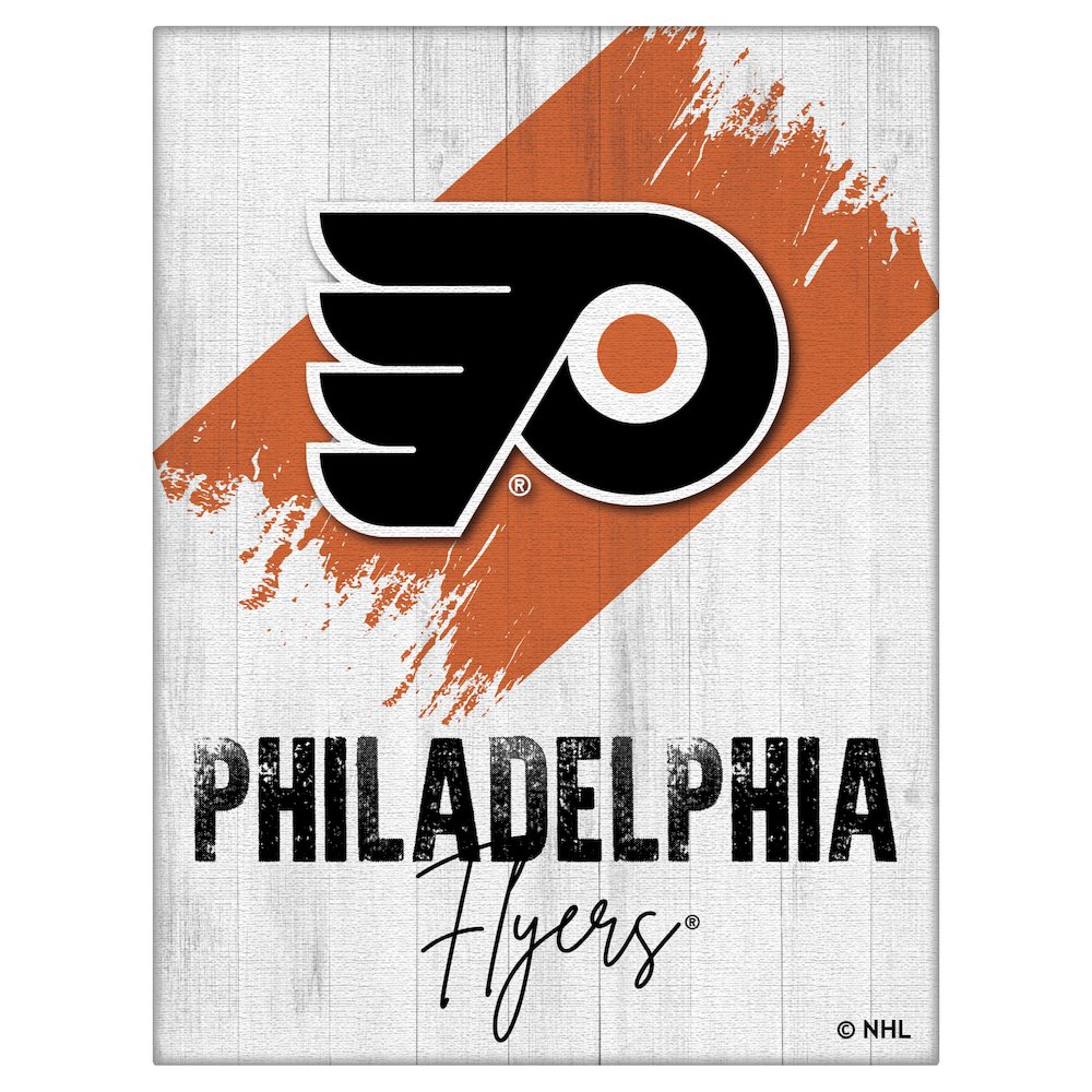 Philadelphia Flyers 15" x 20" Canvas Wall Art. Picture 1