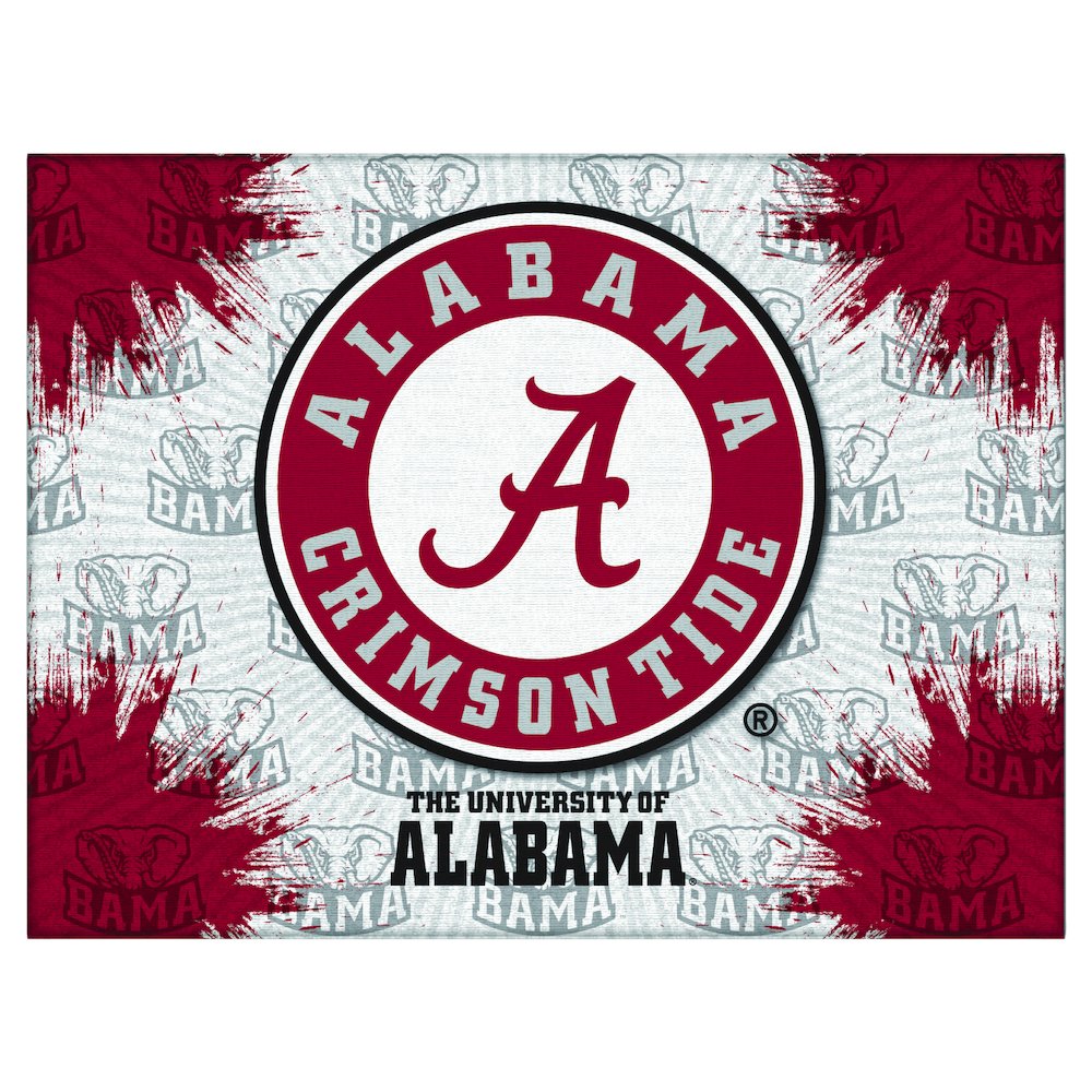 Alabama 15" x 20" Officially Licensed Logo Canvas. Picture 1