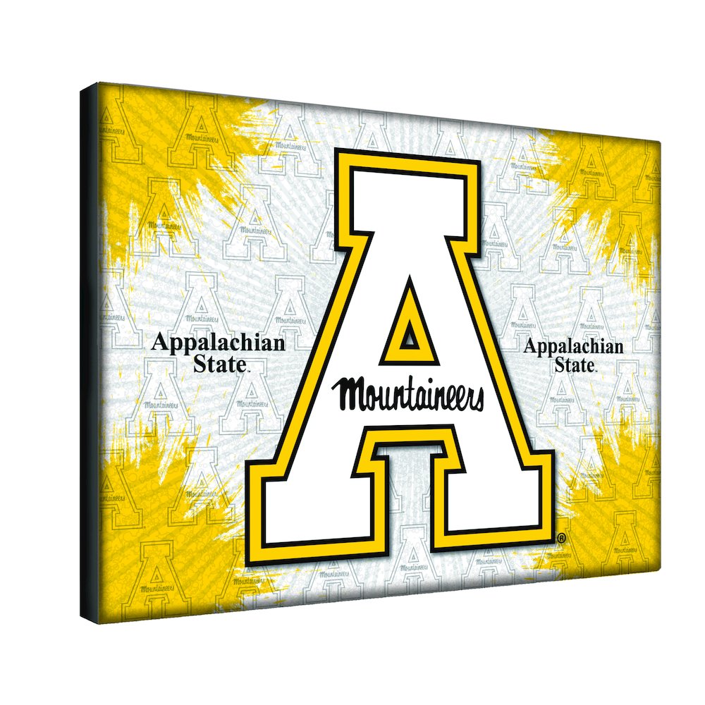Appalachian State 15" x 20" Officially Licensed Logo Canvas. Picture 2
