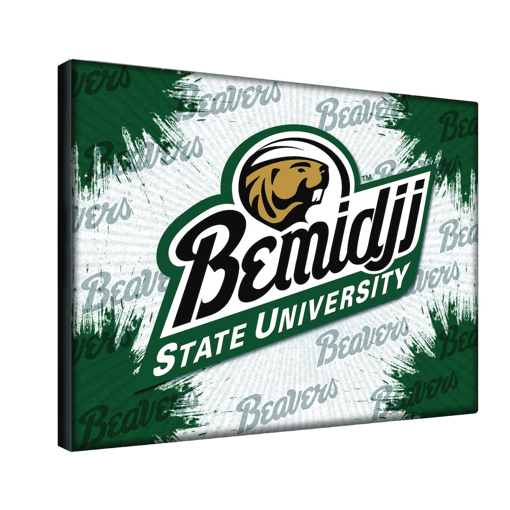 Bmidji State 15" x 20" Officially Licensed Logo Canvas. Picture 2