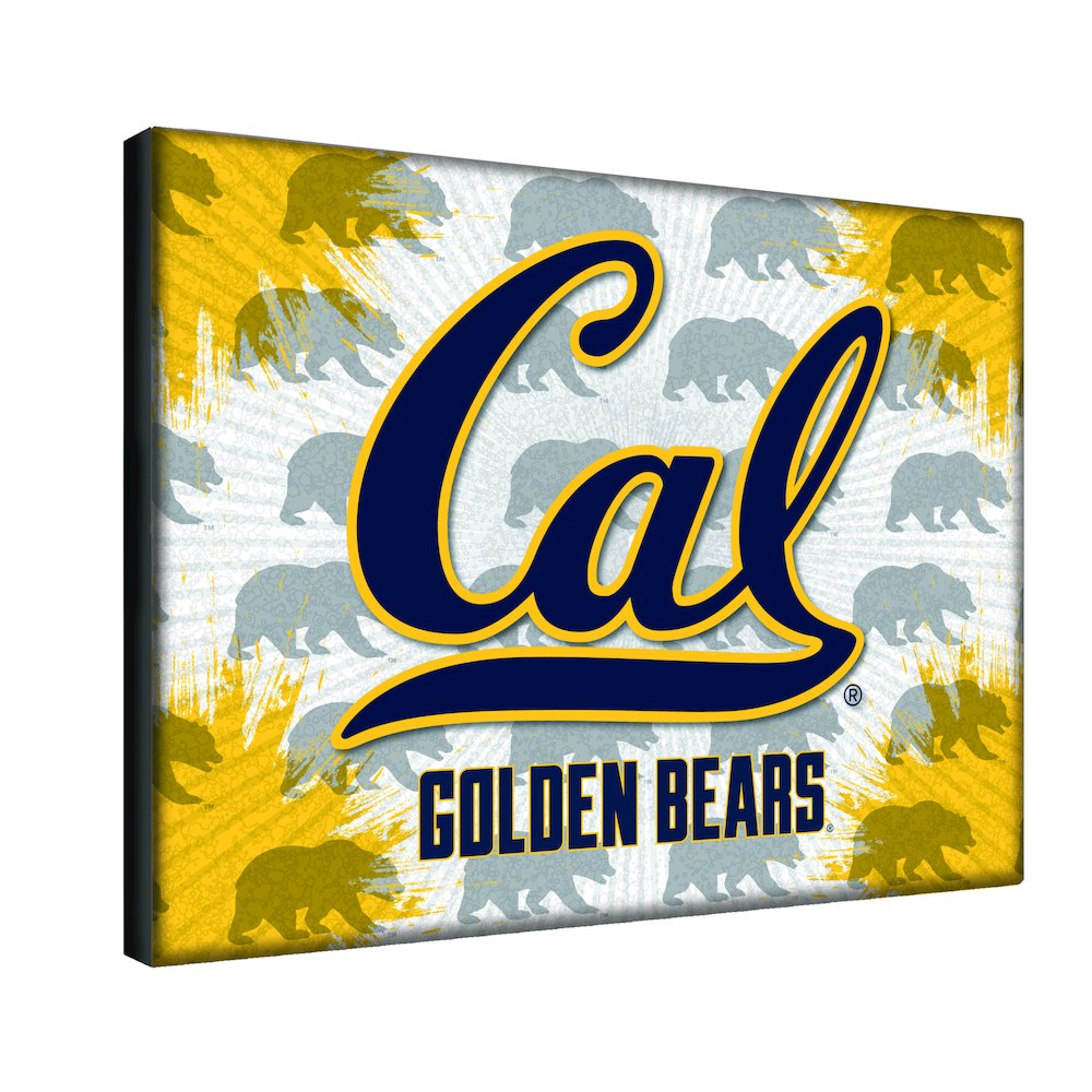 University of California 15" x 20" Officially Licensed Logo Canvas. Picture 2
