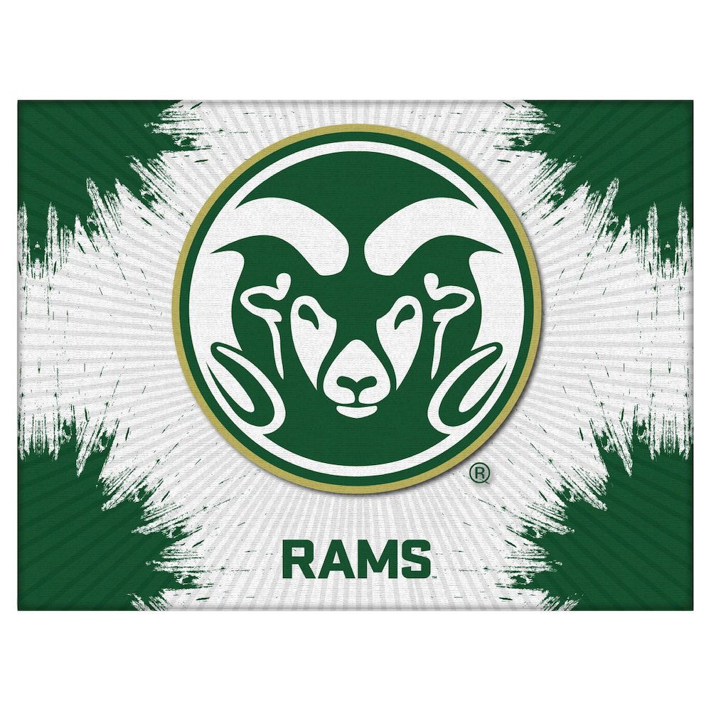 Colorado State 15" x 20" Officially Licensed Logo Canvas. Picture 1