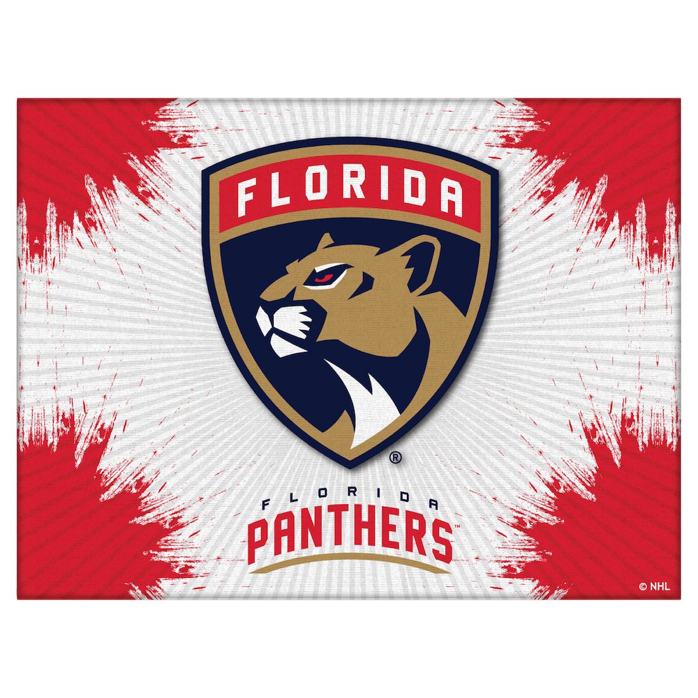 Florida Panthers 15" x 20" Officially Licensed Logo Canvas. Picture 1